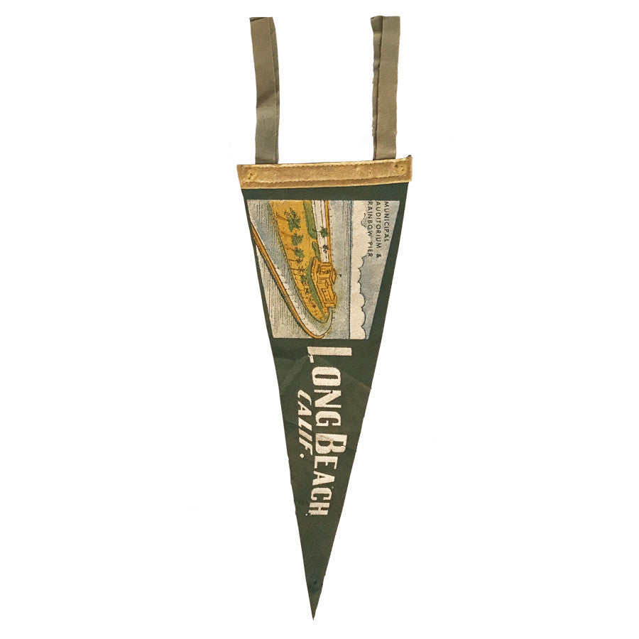 Long Beach vintage pennant
